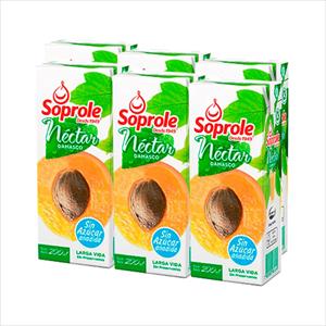 Jugo Soprole durazno 200 ml x 6