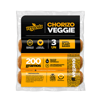 Chorizo Veggie Vegusta 200g