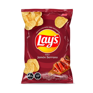 Papa Lays Jamón Serrano Evercrisp 230g