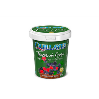 Yogurt Trozos de Fruta Mix de berries Quillayes 800 grs
