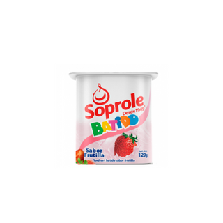 Yogurt batido Soprole frutilla120 grs