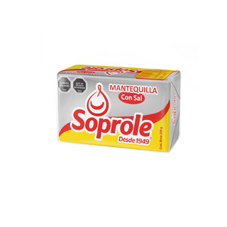 Mantequilla Soprole con sal 250 grs